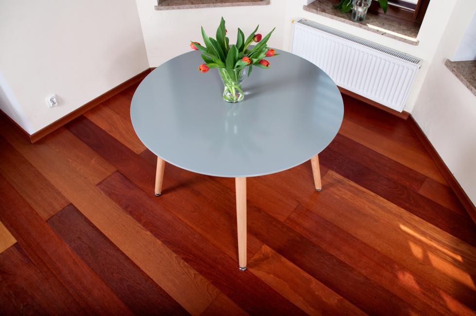 STÓŁ NOWOCZESNE kolekcja MEDIOLAN OKRĄGŁY 100 cm kolor SZARY - Stół MEDIOLAN szary OKRĄGŁY 100 cm - obrazek 6