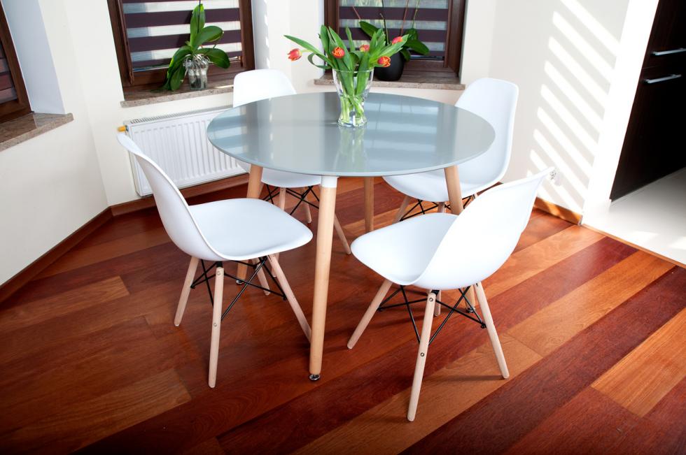 STÓŁ NOWOCZESNE kolekcja MEDIOLAN OKRĄGŁY 100 cm kolor SZARY - Stół MEDIOLAN szary OKRĄGŁY 100 cm - obrazek 8