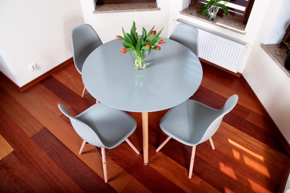 STÓŁ NOWOCZESNE kolekcja MEDIOLAN OKRĄGŁY 100 cm kolor SZARY - Stół MEDIOLAN szary OKRĄGŁY 100 cm - obrazek 11