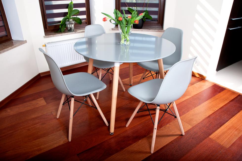 STÓŁ NOWOCZESNE kolekcja MEDIOLAN OKRĄGŁY 100 cm kolor SZARY - Stół MEDIOLAN szary OKRĄGŁY 100 cm - obrazek 12