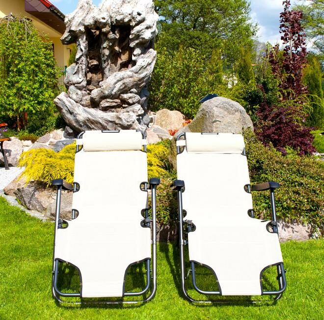 Alternative view of Leżak Rozkładany Relaksacyjno - Wypoczynkowy ECO ECRU - Eco ECRU