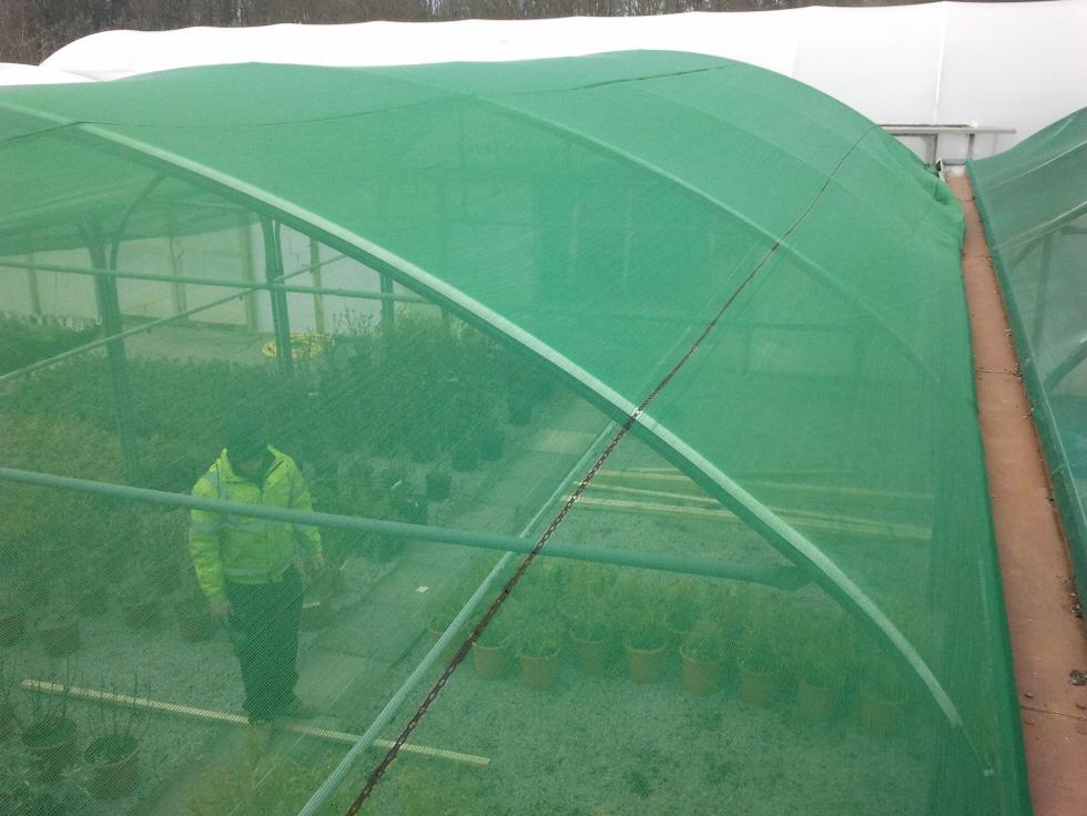 SIATKA OSŁONOWA cieniująca 62% CIEŃ - szer. 150 cm dłogość 50 mb - obrazek 11