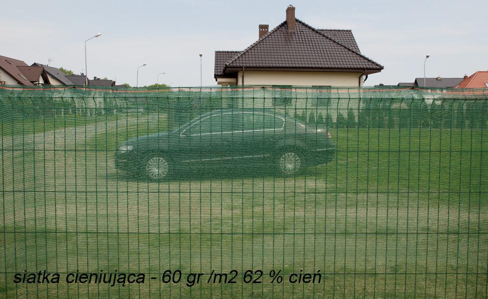 SIATKA OSŁONOWA cieniująca 62% CIEŃ - szer. 150 cm dłogość 50 mb - obrazek 13