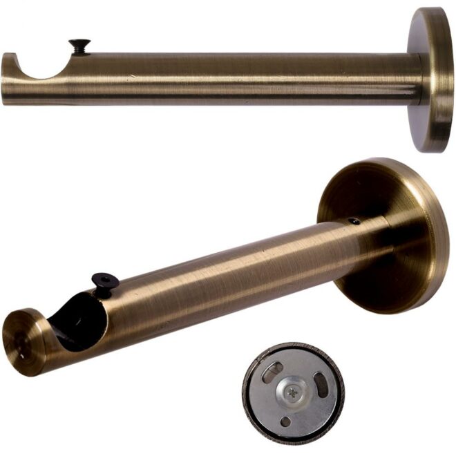 Alternative view of WSPORNIK POJEDYNCZY FI 19 PROSTY ZŁOTY ANTYK - WSPORNIK POJEDYNCZY FI 19 ZŁOTY ANTYK