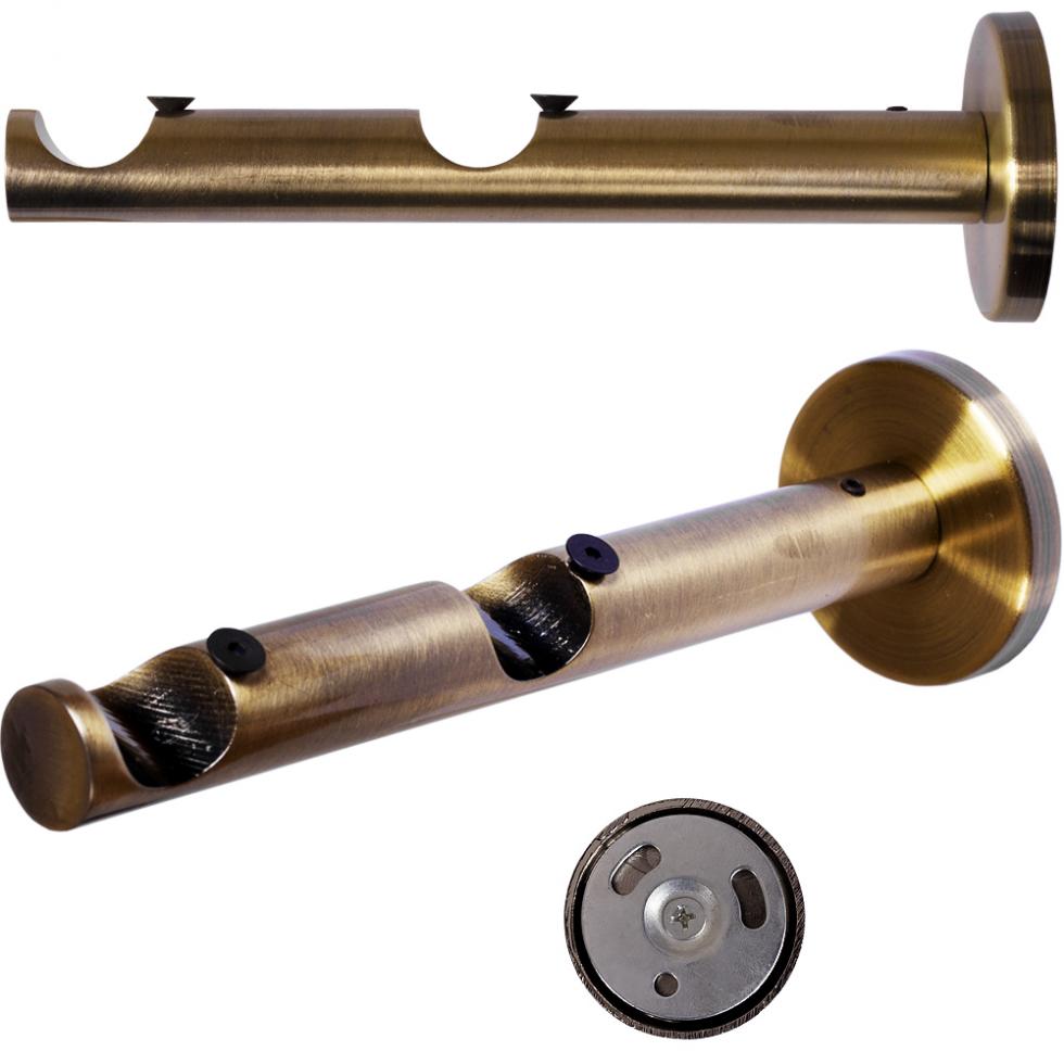 WSPORNIK PODWÓJNY 19 + 19 PROSTY ZŁOTY ANTYK - WSPORNIK PODWÓJNY 19 + 19 PROSTY ZŁOTY ANTYK - obrazek 4