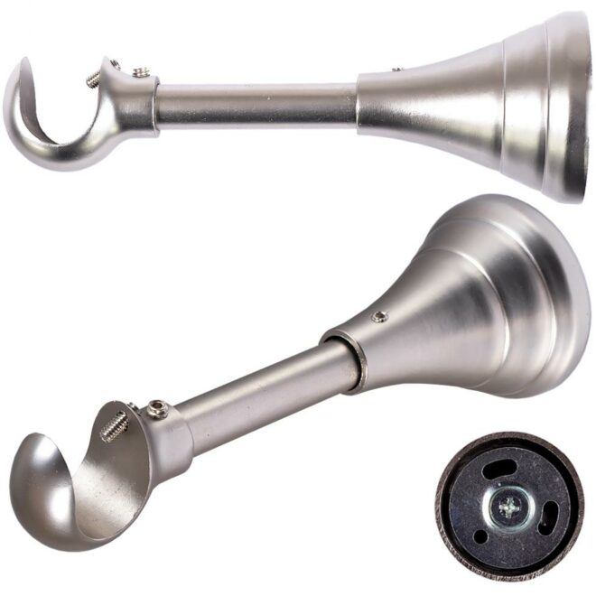 Alternative view of WSPORNIK REGULOWANY POJEDYNCZY 19 mm KARNISZ SATYNA - WSPORNIK REGULOWANY POJEDYNCZY 19 mm KARNISZ SATYNA