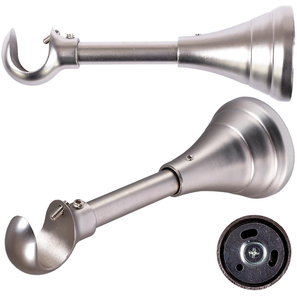 WSPORNIK REGULOWANY POJEDYNCZY 19 mm KARNISZ SATYNA - WSPORNIK REGULOWANY POJEDYNCZY 19 mm KARNISZ SATYNA - obrazek 2