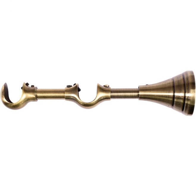 Alternative view of WSPORNIK REGULOWANY PODWÓJNY 19+19 mm ZŁOTY ANTYK - WSPORNIK PODWÓJNY 19+19 mm ZŁOTY ANTYK