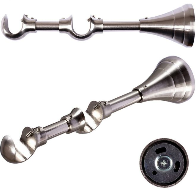 Alternative view of WSPORNIK REGULOWANY PODWÓJNY 19+19 mm STAL NIERDZEWNA - WSPORNIK REGULOWANY PODWÓJNY 19+19 mm STAL NIERDZEWNA