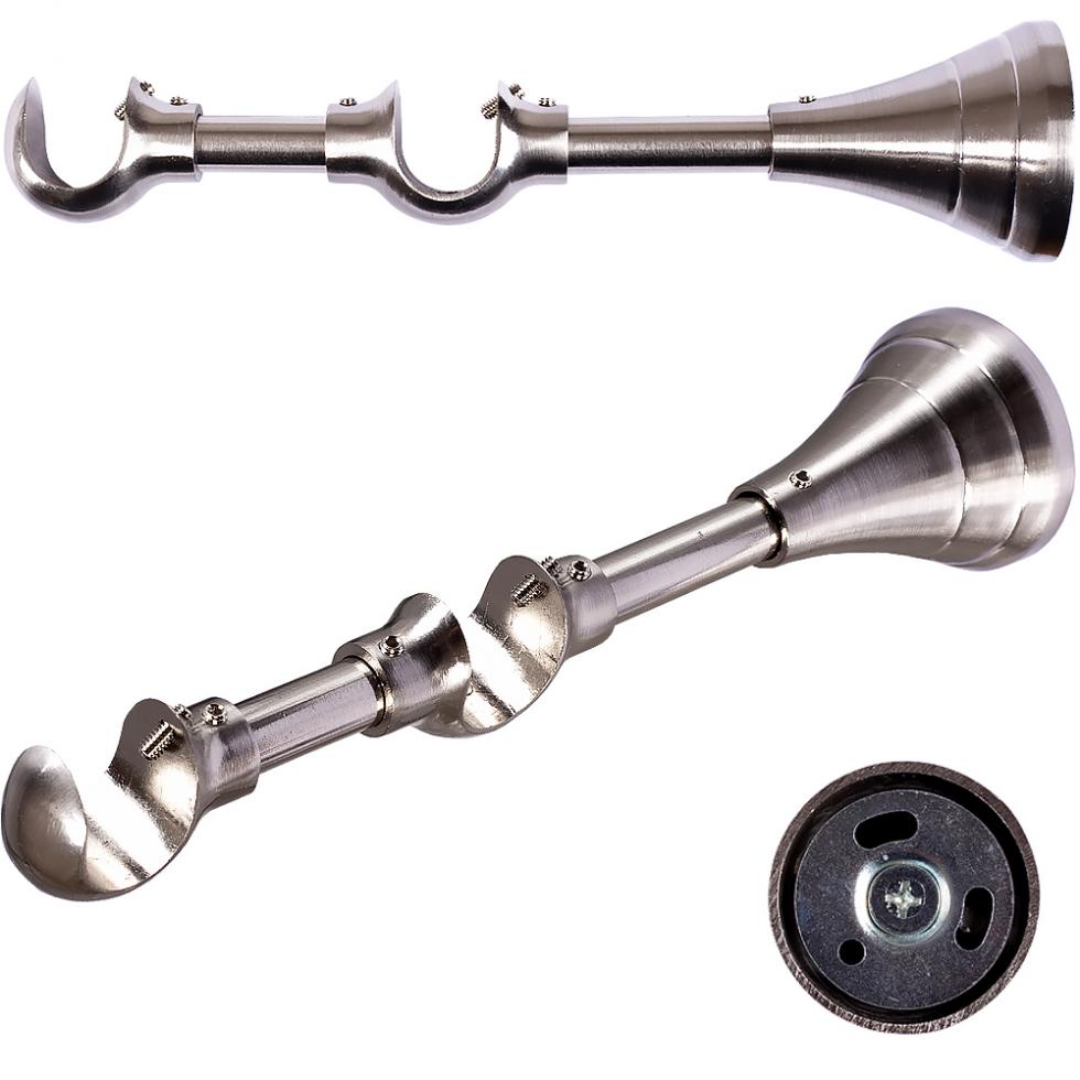 WSPORNIK REGULOWANY PODWÓJNY 19+19 mm STAL NIERDZEWNA - WSPORNIK REGULOWANY PODWÓJNY 19+19 mm STAL NIERDZEWNA - obrazek 2