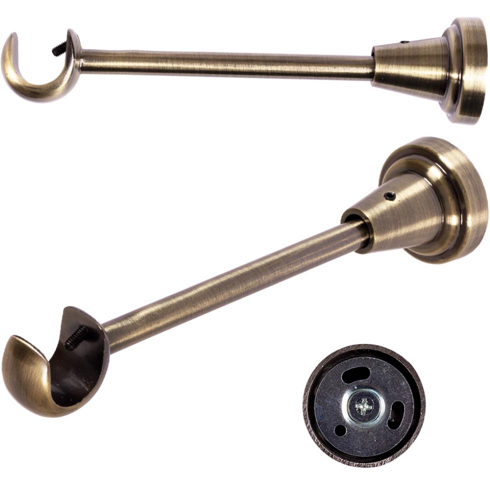 WSPORNIK POJEDYNCZY 16 KARNISZ ZŁOTY ANTYK - WSPORNIK POJEDYNCZY 16 KARNISZ ZŁOTY ANTYK - obrazek 2