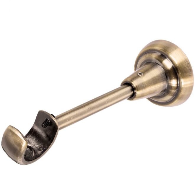 WSPORNIK POJEDYNCZY 25 MM KARNISZ ZŁOTY ANTYK - WSPORNIK POJEDYNCZY 25 MM KARNISZ ZŁOTY ANTYK