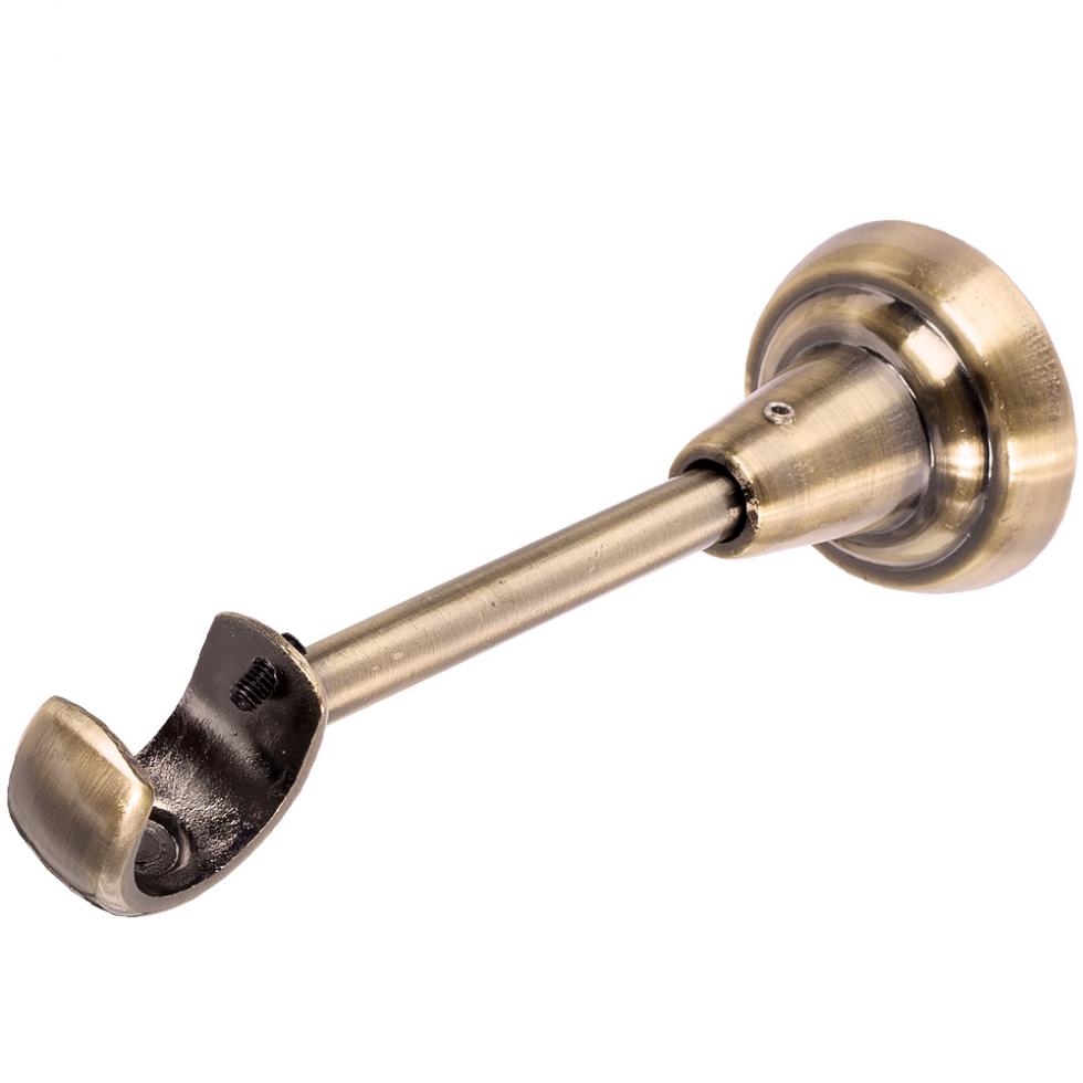 WSPORNIK POJEDYNCZY 25 MM KARNISZ ZŁOTY ANTYK - WSPORNIK POJEDYNCZY 25 MM KARNISZ ZŁOTY ANTYK