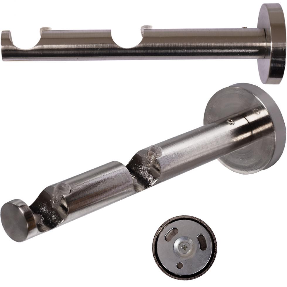 WSPORNIK PODWÓJNY 19 + 19 PROSTY STAL NIERDZEWNA - WSPORNIK PODWÓJNY 19 + 19 PROSTY STAL NIERDZEWNA - obrazek 2