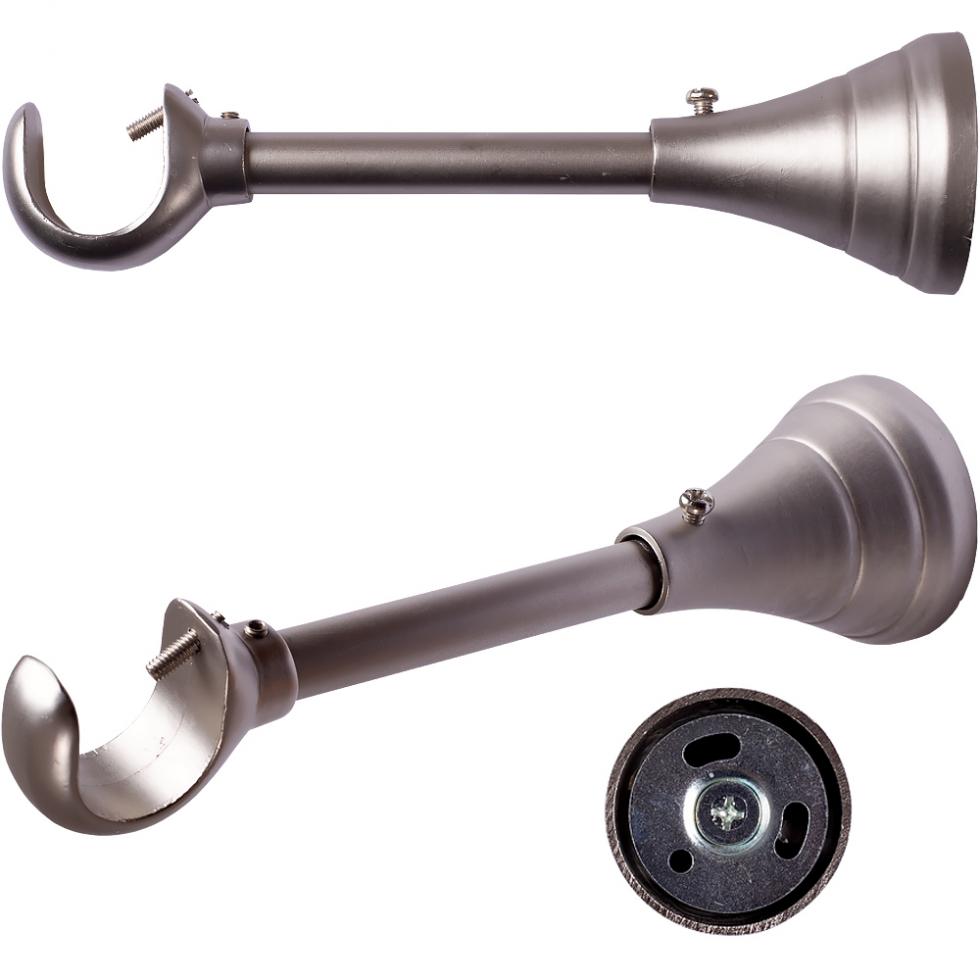 WSPORNIK REGULOWANY POJEDYNCZY 25 MM KARNISZ SATYNA - WSPORNIK REGULOWANY POJEDYNCZY 25 MM KARNISZ SATYNA - obrazek 2