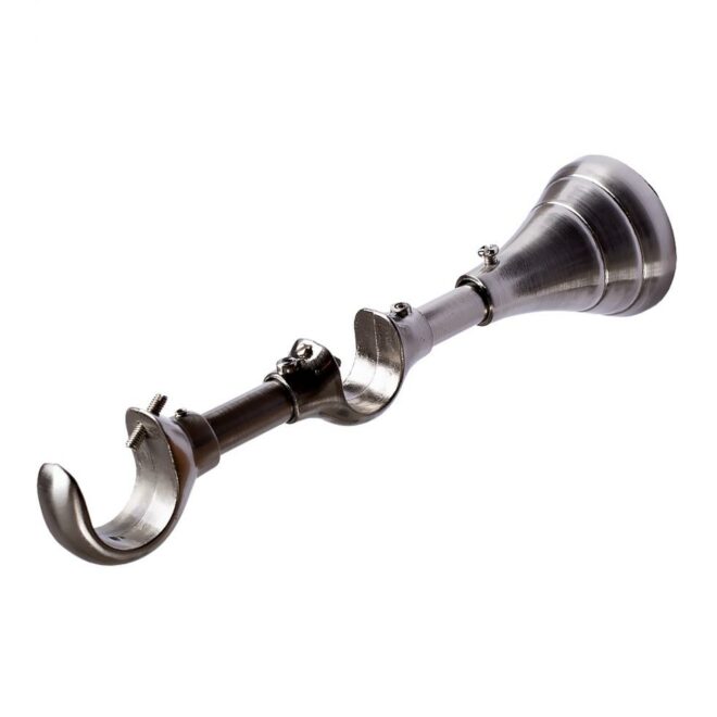 WSPORNIK REGULOWANY PODWÓJNY 25+19 mm KARNISZ STAL NIERDZEWNA - WSPORNIK REGULOWANY PODWÓJNY 25+19 mm KARNISZ STAL NIERDZEWNA