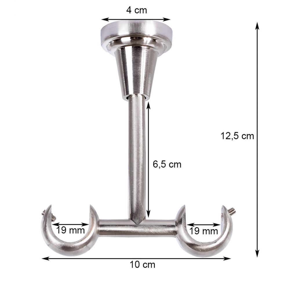 WSPORNIK SUFITOWY 19+19 KARNISZ STAL NIERDZEWNA - WSPORNIK SUFITOWY 19+19 KARNISZ STAL NIERDZEWNA - obrazek 4