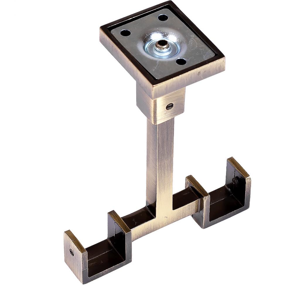 WSPORNIK SUFITOWY KWADRO KARNISZ ZŁOTY ANTYK - WSPORNIK SUFITOWY KWADRO KARNISZ ZŁOTY ANTYK - obrazek 3