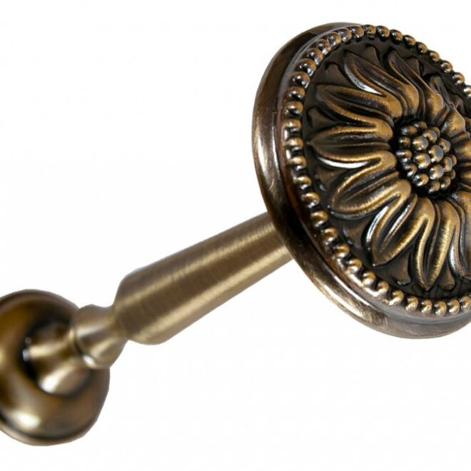 ROZETA DEKORACYJNA OKRĄGŁA DO UPINANIA FIRAN ZŁOTY ANTYK - ROZETA DEKORACYJNA OKRĄGŁA DO UPINANIA FIRAN ZŁOTY ANTYK