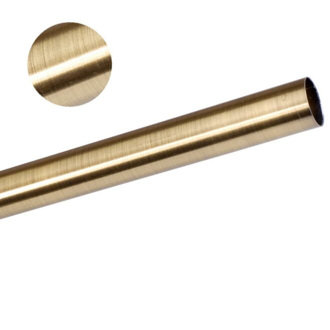 Rura fi 25 Złoty Antyk Gładka Drążek - Rura fi 25 Złoty Antyk Gładka Drążek 240cm