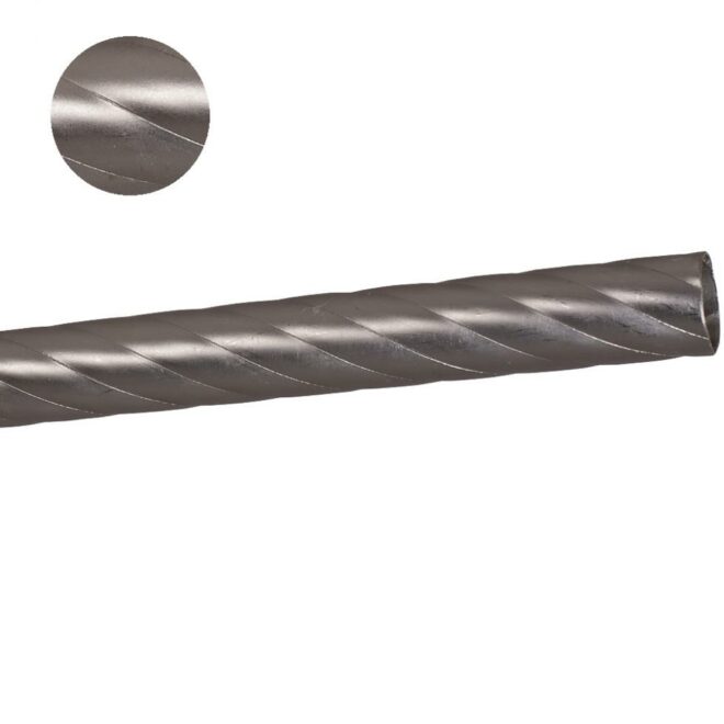 Rura fi 19 Satyna SKRĘTNA Drążek - Rura fi 19 Satyna SKRĘTNA Drążek 240cm