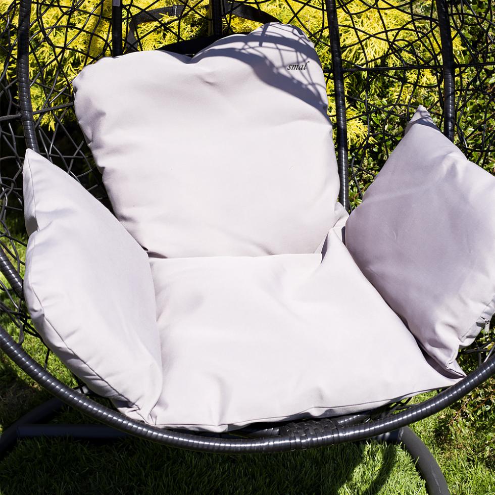 FOTEL wiszący IBIZA ogrodowy bujany kosz kokon k. CZARNY - Fotel IBIZA kolor CZARNY - obrazek 14