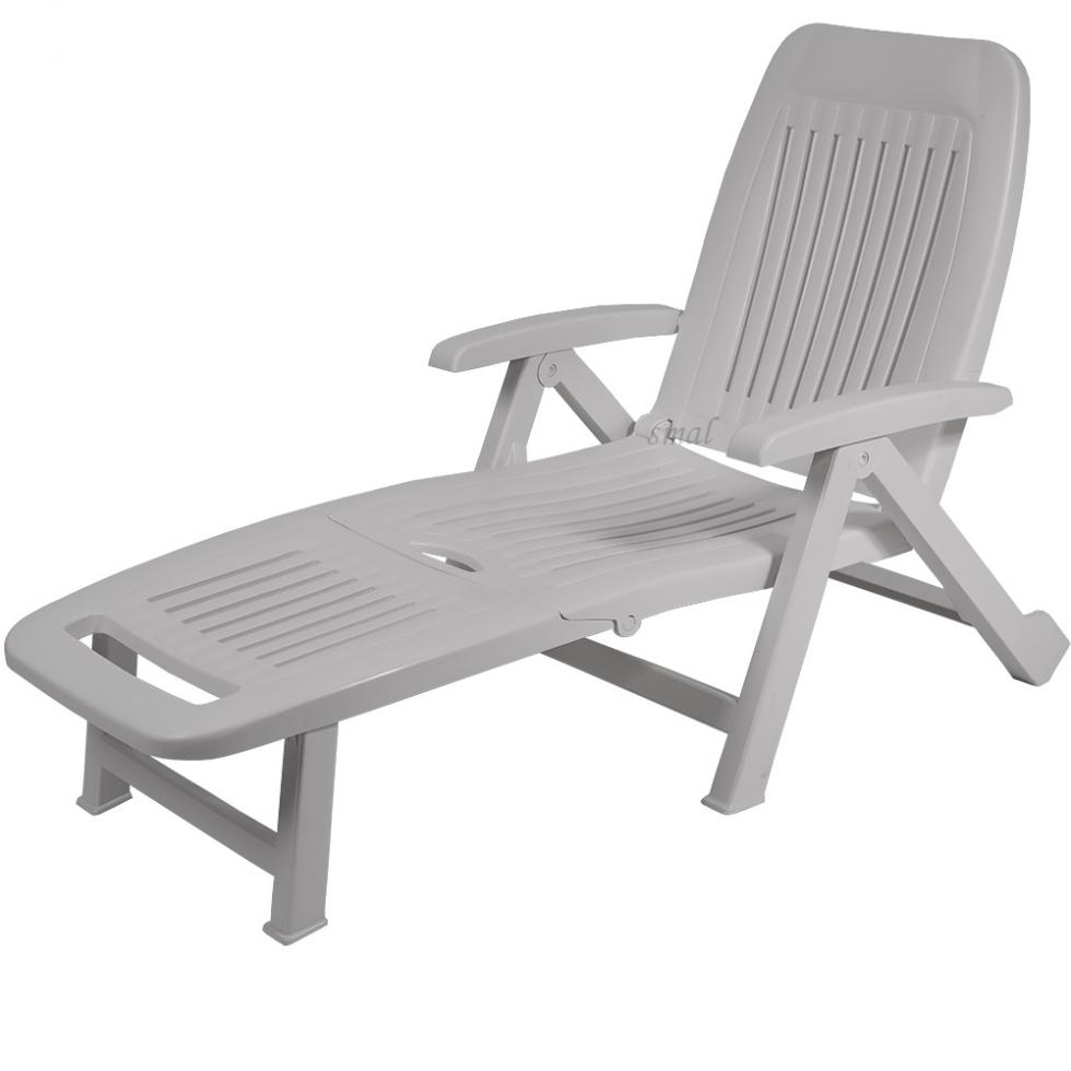 Leżak Basenowy Relaksacyjno - Wypoczynkowy Fiorello Biały - Leżak Basenowy Relaksacyjno - Wypoczynkowy Fiorello Biały