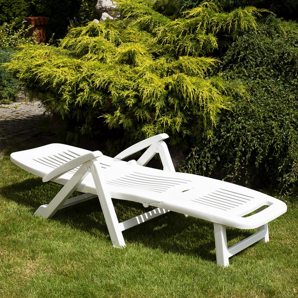 Leżak Basenowy Relaksacyjno - Wypoczynkowy Fiorello Biały - Leżak Basenowy Relaksacyjno - Wypoczynkowy Fiorello Biały - obrazek 6