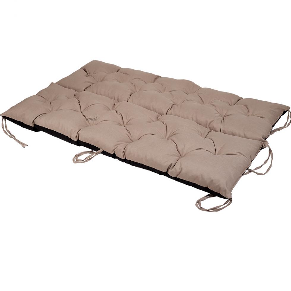 PODUSZKA MATERAC NA ŁAWKĘ HUŚTAWKĘ OGRODOWĄ BEŻOWA - PODUSZKA MATERAC NA ŁAWKĘ HUŚTAWKĘ OGRODOWĄ BEŻOWA - obrazek 11