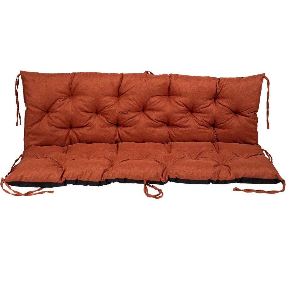 PODUSZKA MATERAC NA ŁAWKĘ HUŚTAWKĘ OGRODOWĄ POMARAŃCZOWA - PODUSZKA MATERAC NA ŁAWKĘ HUŚTAWKĘ OGRODOWĄ POMARAŃCZOWA - obrazek 10