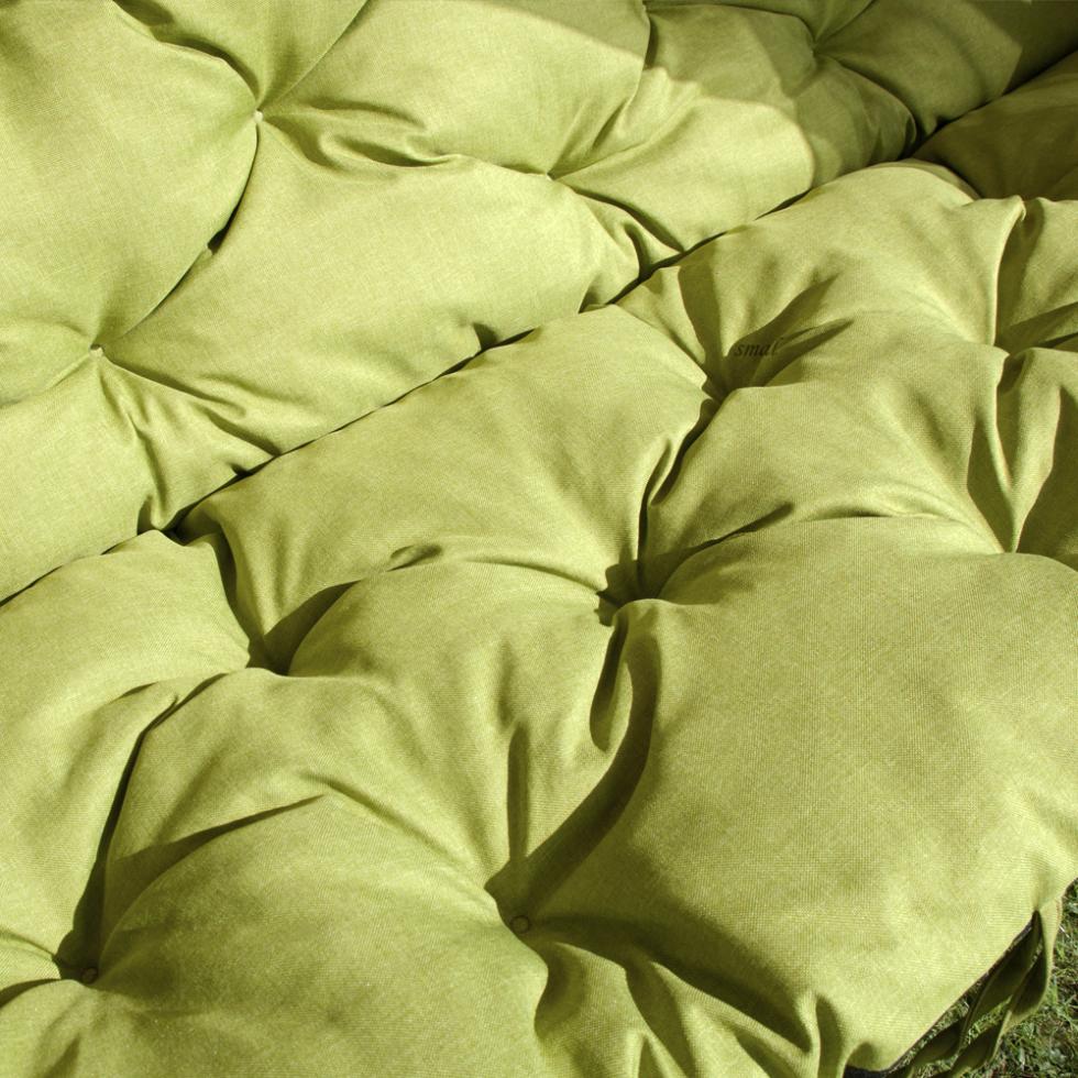 PODUSZKA MATERAC NA ŁAWKĘ HUŚTAWKĘ OGRODOWĄ PISTACJOWA - PODUSZKA MATERAC NA ŁAWKĘ HUŚTAWKĘ OGRODOWĄ PISTACJOWA - obrazek 2