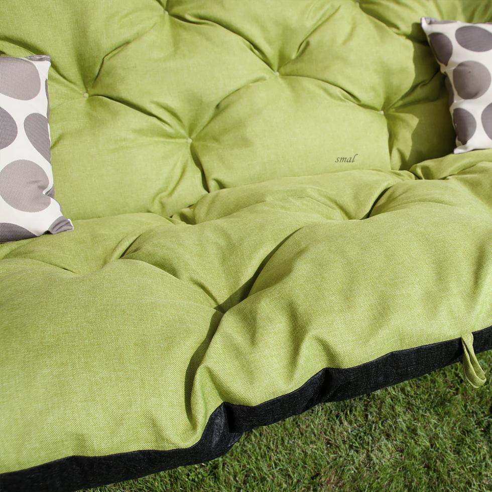 PODUSZKA MATERAC NA ŁAWKĘ HUŚTAWKĘ OGRODOWĄ PISTACJOWA - PODUSZKA MATERAC NA ŁAWKĘ HUŚTAWKĘ OGRODOWĄ PISTACJOWA - obrazek 3