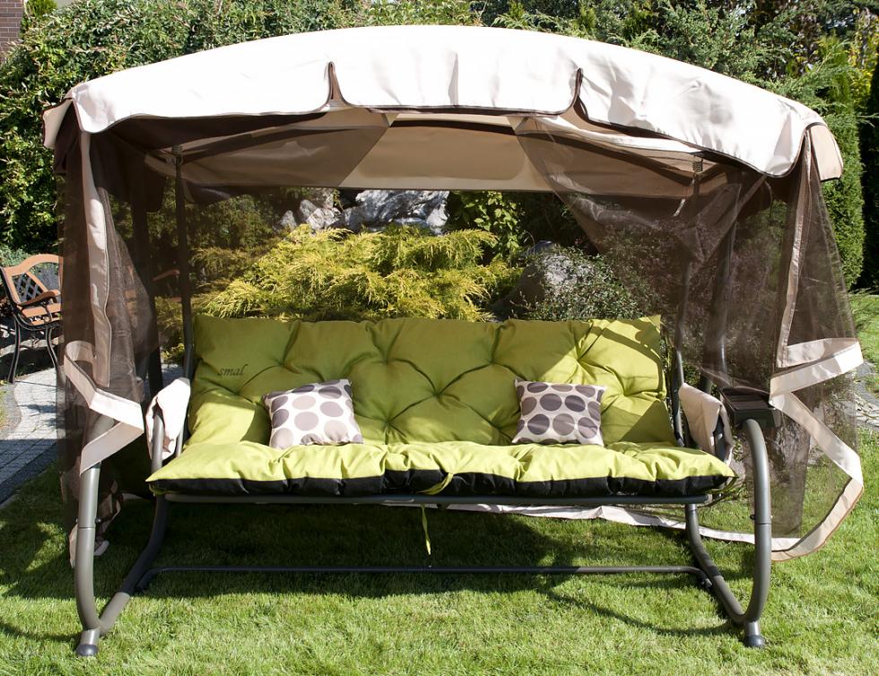 PODUSZKA MATERAC NA ŁAWKĘ HUŚTAWKĘ OGRODOWĄ PISTACJOWA - PODUSZKA MATERAC NA ŁAWKĘ HUŚTAWKĘ OGRODOWĄ PISTACJOWA - obrazek 5