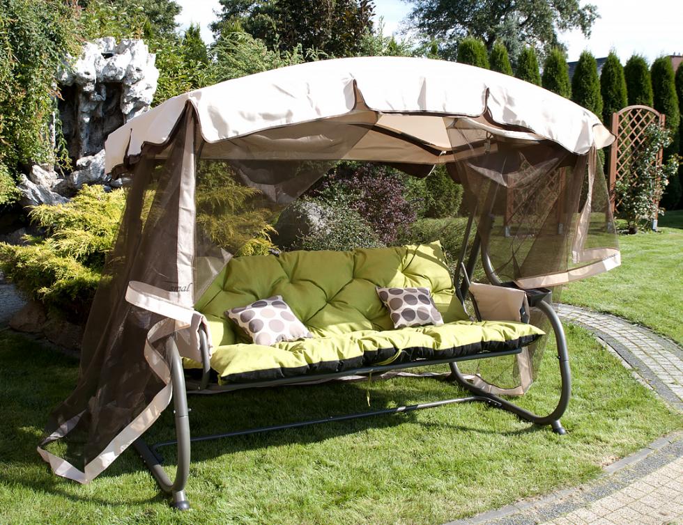 PODUSZKA MATERAC NA ŁAWKĘ HUŚTAWKĘ OGRODOWĄ PISTACJOWA - PODUSZKA MATERAC NA ŁAWKĘ HUŚTAWKĘ OGRODOWĄ PISTACJOWA - obrazek 6