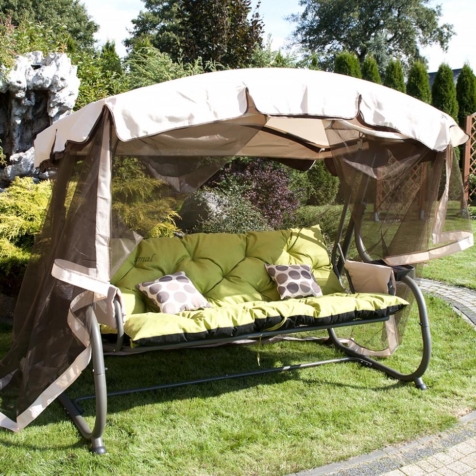 PODUSZKA MATERAC NA ŁAWKĘ HUŚTAWKĘ OGRODOWĄ PISTACJOWA - PODUSZKA MATERAC NA ŁAWKĘ HUŚTAWKĘ OGRODOWĄ PISTACJOWA - obrazek 7