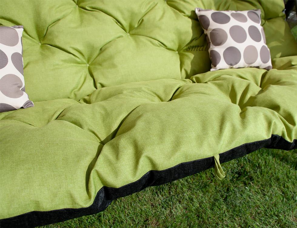 PODUSZKA MATERAC NA ŁAWKĘ HUŚTAWKĘ OGRODOWĄ PISTACJOWA - PODUSZKA MATERAC NA ŁAWKĘ HUŚTAWKĘ OGRODOWĄ PISTACJOWA - obrazek 8