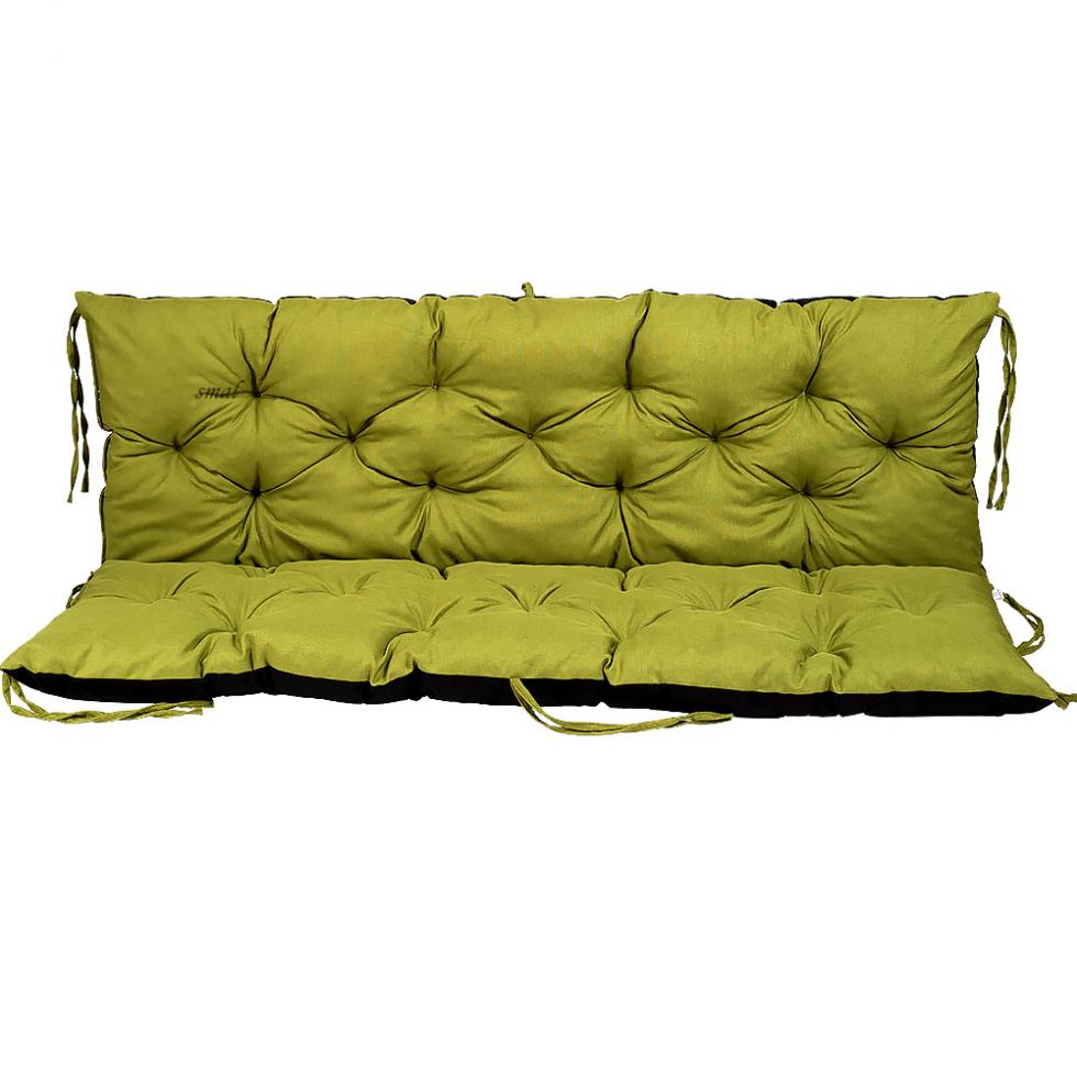 PODUSZKA MATERAC NA ŁAWKĘ HUŚTAWKĘ OGRODOWĄ PISTACJOWA - PODUSZKA MATERAC NA ŁAWKĘ HUŚTAWKĘ OGRODOWĄ PISTACJOWA - obrazek 9