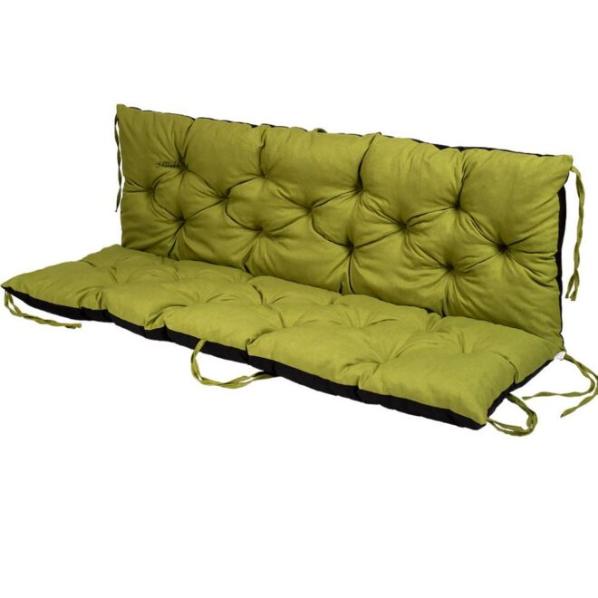 PODUSZKA MATERAC NA ŁAWKĘ HUŚTAWKĘ OGRODOWĄ PISTACJOWA - PODUSZKA MATERAC NA ŁAWKĘ HUŚTAWKĘ OGRODOWĄ PISTACJOWA