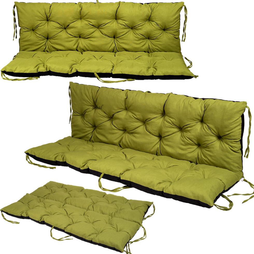 PODUSZKA MATERAC NA ŁAWKĘ HUŚTAWKĘ OGRODOWĄ PISTACJOWA - PODUSZKA MATERAC NA ŁAWKĘ HUŚTAWKĘ OGRODOWĄ PISTACJOWA - obrazek 11