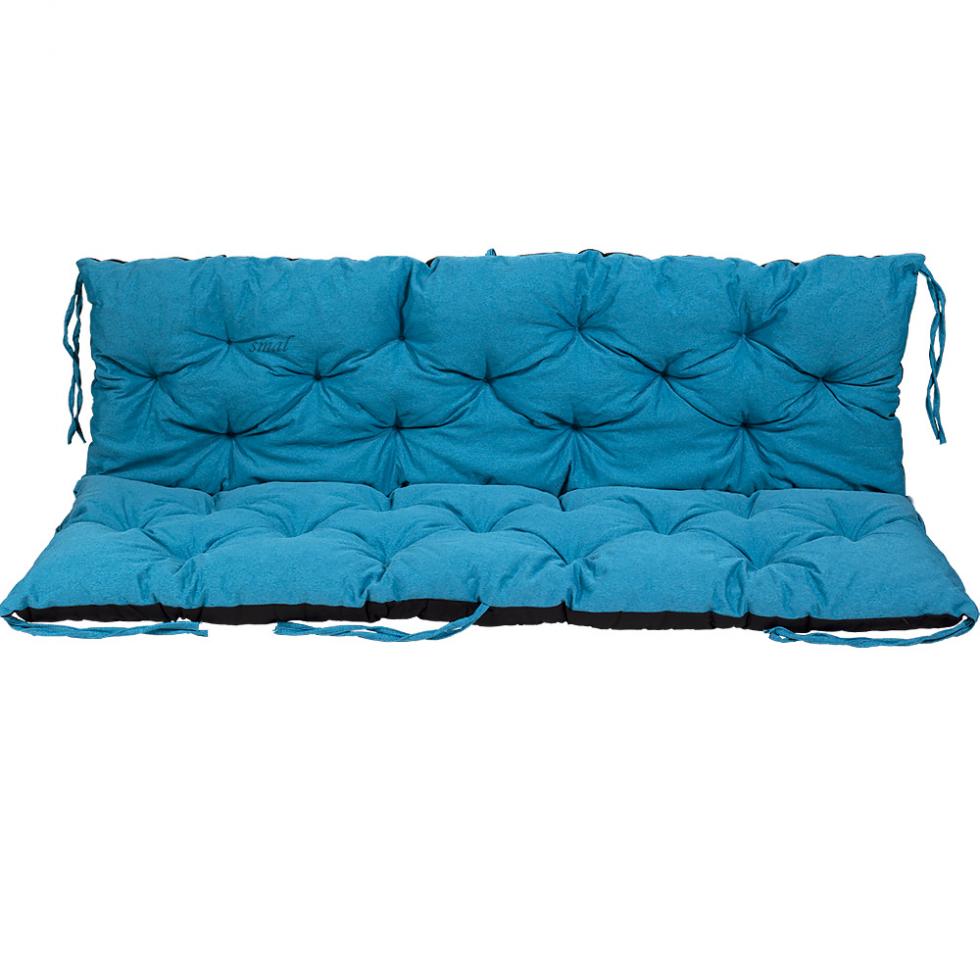 PODUSZKA MATERAC NA ŁAWKĘ HUŚTAWKĘ OGRODOWĄ TURKUSOWA - PODUSZKA MATERAC NA ŁAWKĘ HUŚTAWKĘ OGRODOWĄ TURKUSOWA - obrazek 10