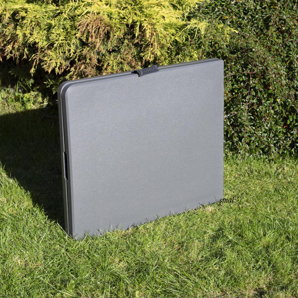 STÓŁ CATERINGOWY OGRODOWY SKŁADANY dł. 180 cm SZARY - stół składany dł. 180 cm SZARY - obrazek 13