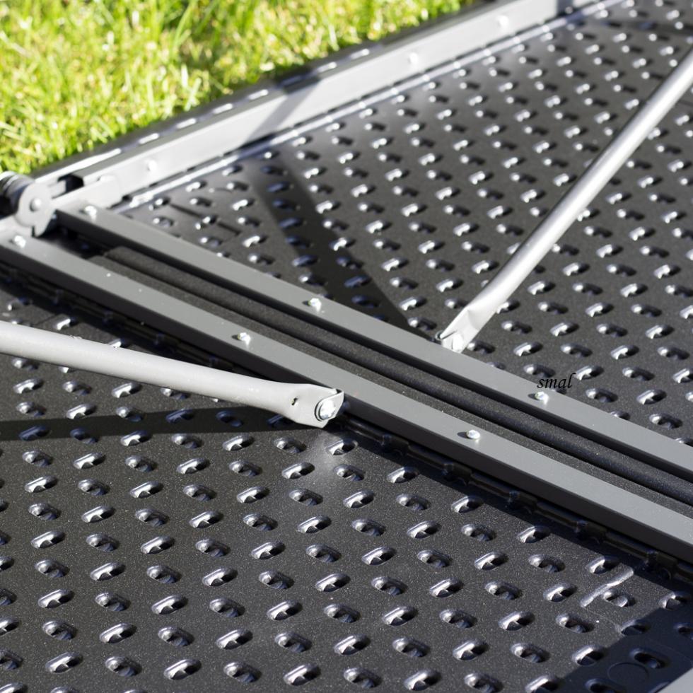 STÓŁ CATERINGOWY OGRODOWY SKŁADANY dł. 180 cm SZARY - stół składany dł. 180 cm SZARY - obrazek 15