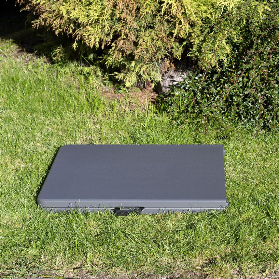 STÓŁ CATERINGOWY OGRODOWY SKŁADANY dł. 180 cm SZARY - stół składany dł. 180 cm SZARY - obrazek 16