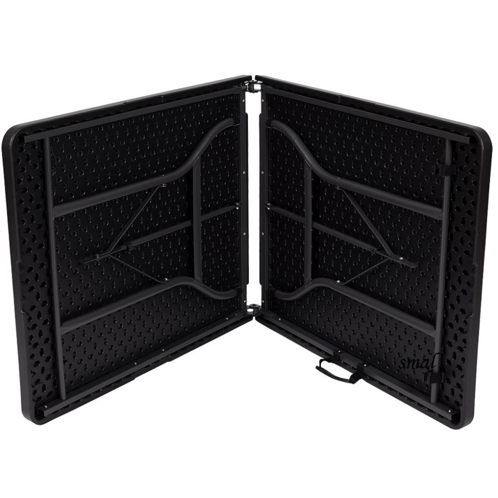 STÓŁ CATERINGOWY OGRODOWY SKŁADANY dł. 180 cm CZARNY - stół składany dł. 180 cm CZARNY - obrazek 18