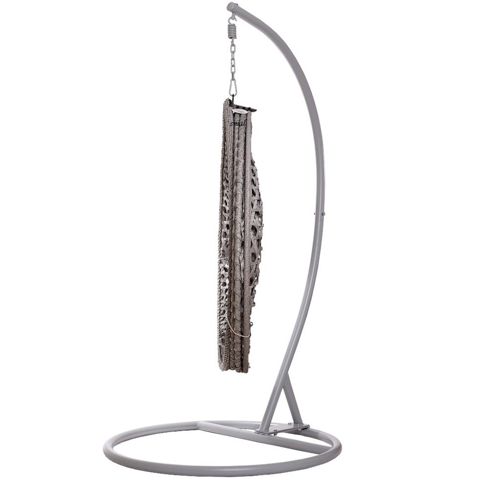 FOTEL WISZĄCY ogrodowy bujany kosz kokon MAJORKA - SZARY - Fotel MAJORKA - Szary - obrazek 7