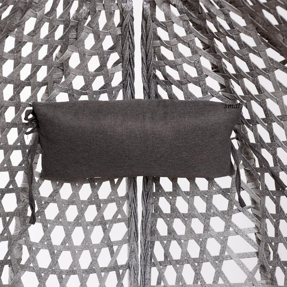 FOTEL WISZĄCY ogrodowy bujany kosz kokon MAJORKA - SZARY - Fotel MAJORKA - Szary - obrazek 9