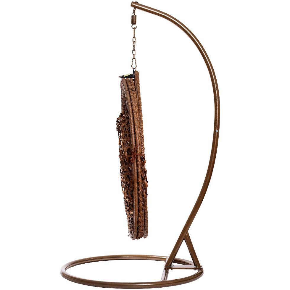 FOTEL WISZĄCY ogrodowy bujany kosz kokon MAJORKA - BRĄZOWY - Fotel MAJORKA - BRĄZOWY - obrazek 3