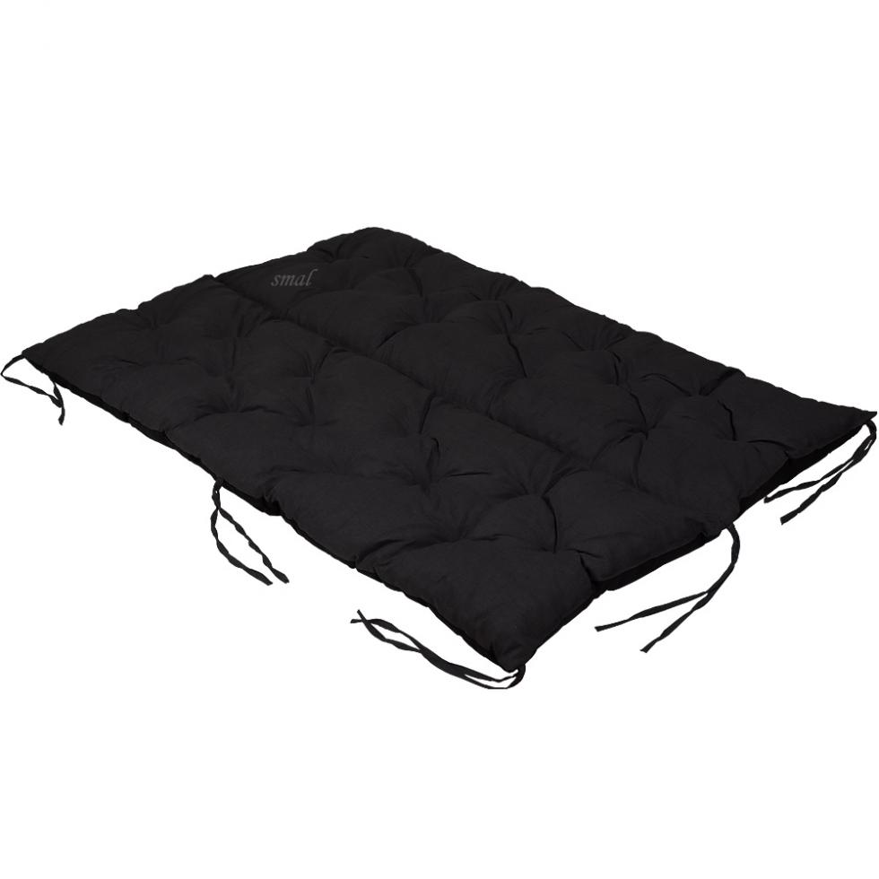 PODUSZKA MATERAC NA ŁAWKĘ HUŚTAWKĘ OGRODOWĄ CZARNY - PODUSZKA MATERAC NA ŁAWKĘ HUŚTAWKĘ OGRODOWĄ BRĄZOWA - obrazek 2