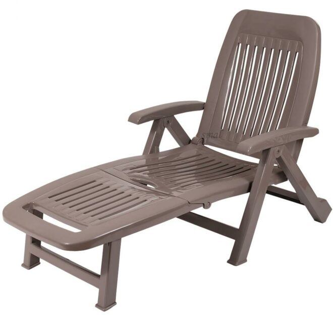 Leżak Basenowy Relaksacyjno - Wypoczynkowy Fiorello Beżowy - Leżak Basenowy Relaksacyjno - Wypoczynkowy Fiorello Beżowy