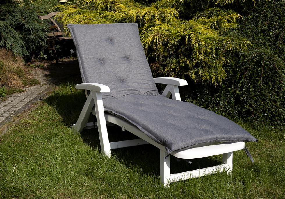 Leżak Basenowy Relaksacyjno - Wypoczynkowy Fiorello Biały z poduszką SZARĄ - Leżak Basenowy Relaksacyjno - Wypoczynkowy Fiorello Biały z poduszką SZARĄ - obrazek 12